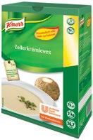 Ha felforrt, habját leszedjük és bezöldségeljük, hozzáadjuk a KNORR Prémium Folyékony Szárnyas Alapot. Ha a hús puha, óvatosan kiszemeljük a levesből.