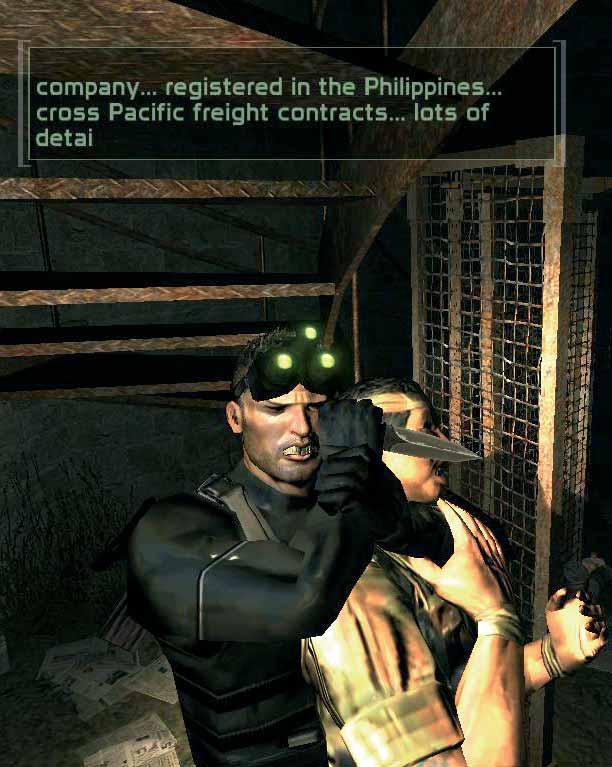 tippek splinter cell: chaos theory KÉSSEL A KEZEDBEN SPLINTER CELL: CT Fisher legújabb kalandjához kapott egy szép nagy bökőt is, és néhány egyéb trükköt is, mi pedig abban szeretnénk segíteni, hogy