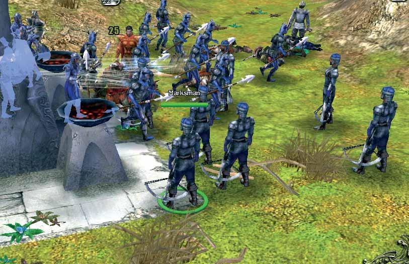 BEMUTATÓ SPELLFORCE SHADOW OF THE PHOENIX ÁRNYÉKA ÖNMAGÁNAK Munkásaink fura fazonok. Ez itt éppen egy lebegő gyémánthoz imádkozik Jó dolog, ha az élet különböző területein az ember tudja, hol a határ.