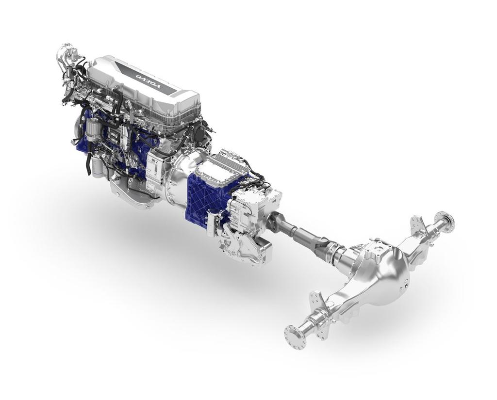 HAJTÁSLÁNC A VOLVO EREJE Rendkívül üzemanyag-hatékony D11K motorunk akár 460 lóerőt és 2200 newtonmétert kínál.