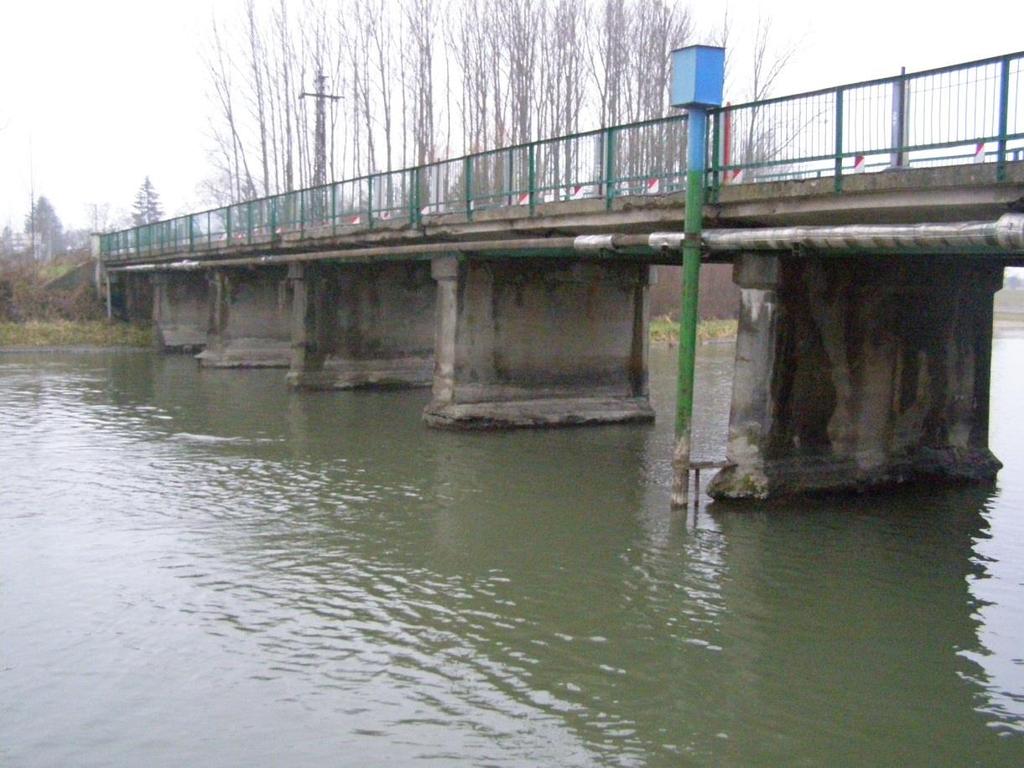 4+5./ Mecséri Mosoni-Duna híd 1402. számú Lébény-Mecsér összekötő út 5+443 kmsz.-ben [tsz.: 3133].