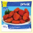 fagyasztott 6,89 Privat chiftele din carne de curcan 375g,