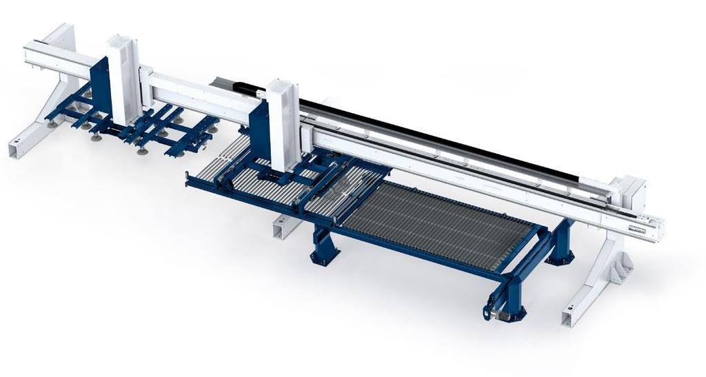 22 LiftMaster Shuttle Automatizálás Kiváló rugalmasság az anyagáramlás és a layout terén LiftMaster Shuttle Kötegmagasság 800 mm-ig 60 másodperc idő két vágás között Ideális hozzáférés az alapanyag-