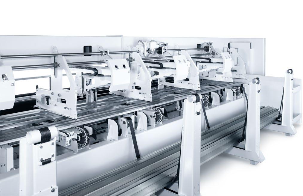 32 LoadMaster Tube Automatizálás Csövek és profilok felrakása LoadMaster Tube Intelligens folyamatvezérlés Akár 9,2 m hosszúságú csövekhez is A LoadMaster Tube segítségével minimálisra csökken a