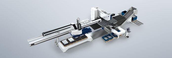Automatizálás SortMaster Box és SortMaster Box Linear 43 A SortMaster Box még jobban leegyszerűsíti és folyamatbiztossabbá teszi a darabok gyors kizsilipelését, mivel nincs kézi szortírozás.