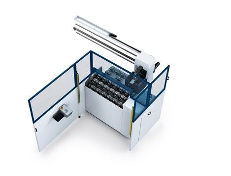 A klasszikus ToolMaster forgótányérral rendelkezik, és a forgókar segítségével állítja megfelelő pozícióba a szerszámokat. A maximális rugalmasság ToolMaster Linear egységgel érhető el.
