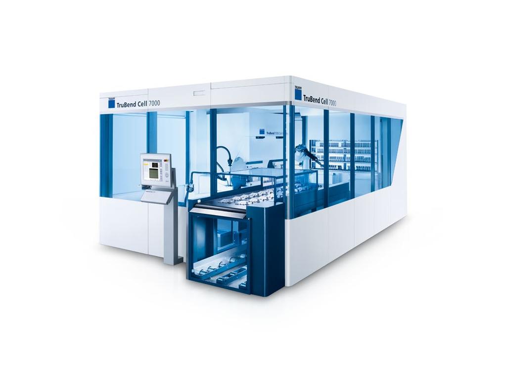 52 TruBend Cell 7000 Automatizálás Az innovatív nagy sebességű hajlítócella TruBend Cell 7000 100 %-kal* több végtermék Optimalizált anyagáramlás 21 m²-en Stabil folyamatok intelligens
