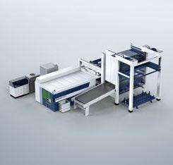 n Az alábbi linken működés közben is megtekintheti a TruStore rendszert: www.trumpf.info/mujwqp PartMaster Integration TruStore rendszer TruLaser 3030 fiber géppel.