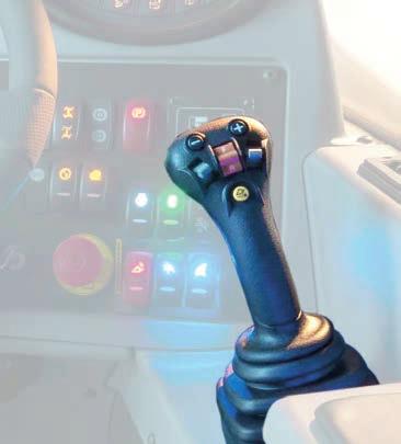 Multifunkciós joystick Tökéletes vezérlési pozíciók a joystickon, minden kontroll alatt,