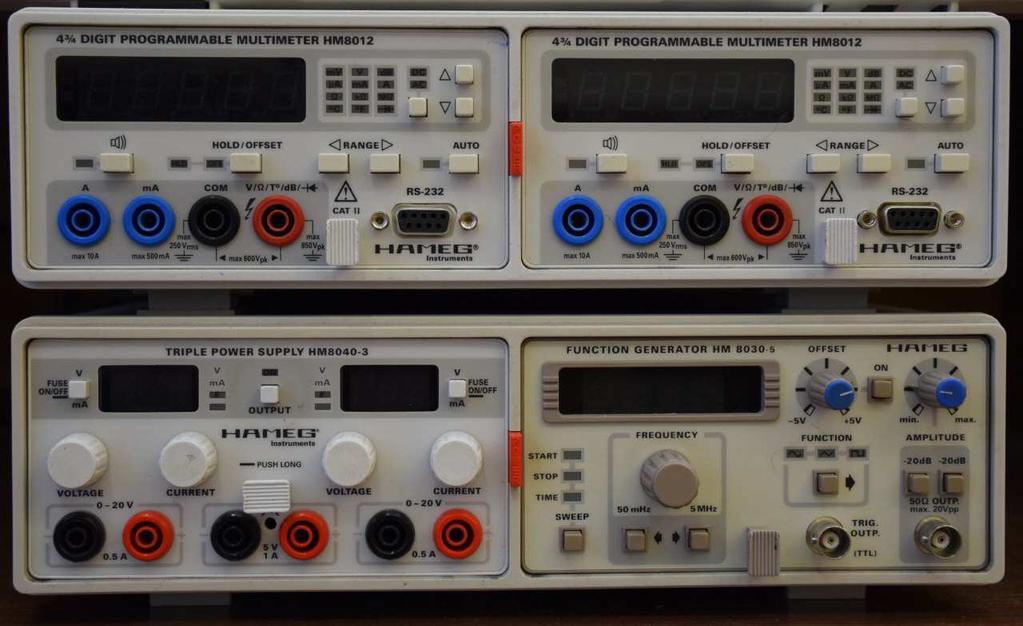 E4. Az A.1.105 MTI Elektronika Laboratórium termének műszerparkja: 4.