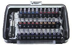 5 4 bitek belső hatszög profillal 3, 4, 5, 6 11 bitek Tx 6, 7, 8, 9, 10, 15, 20, 25, 27, 30, 40 69, 16 2018 ősz 360 110672 BitBox S Bit készlet dobozban, 50 mm Bitek 50 mm 1/4"