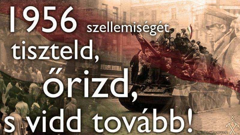 MEGHÍVÓ - Kedves Tagok, Vendégek! Október 21-én szombaton délelőtt a Kossuth házban 9.30-12.00 órakor rendhagyó történelem óra lesz. Téma az 1956- os forradalom.