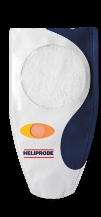 7.2. A Heliprobe BreathCard légzési kártya A Heliprobe BreathCard légzési kártya a 14 C-karbamidos kilégzési teszthez használt, egyszer használatos mintavételi eszköz.
