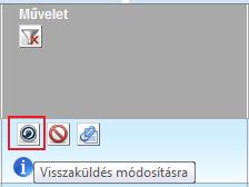 ábra: Változtatások visszavonását megerősítő párbeszédablak új alverzió létrehozása Bármely már létező főtermékhez rögzíthetünk új alverziót az Új verzió létrehozása ikonra ( ) kattintva, ekkor a
