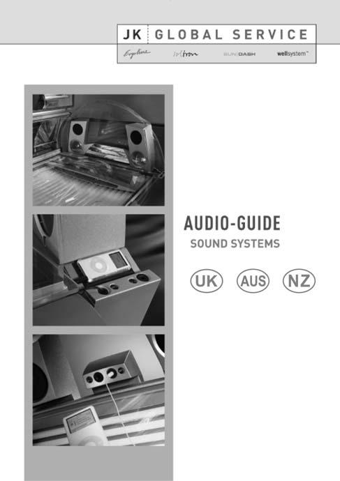 Információk az üzemeltető számára MP3-zene (opcionális) Ha a szolárium működése közben egy MP3-lejátszót magán célra használnak, akkor a szerzői jog értelmében nincs szó nyilvános lejátszásról, így a