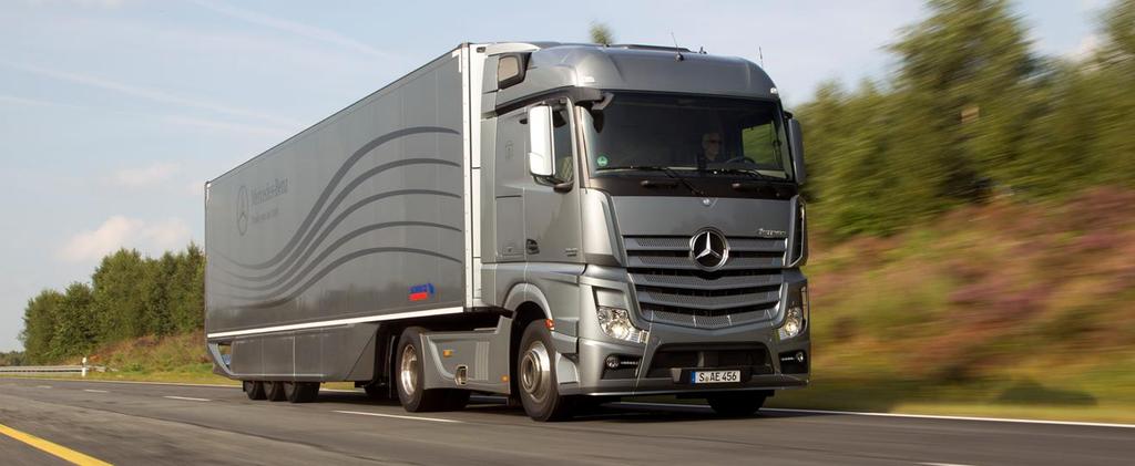 Az aerodinamikai ellenállás csökkentése A Mercedes-Benz aerodinamikai kamionja A légellenállás