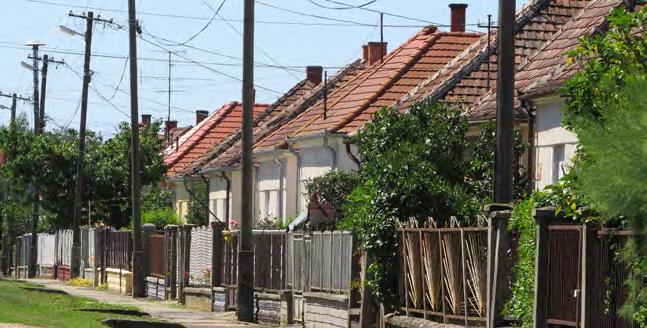 20 21 KIALAKULT KERTVÁROSIAS TELEPÜLÉSRÉSZ A lakóépületek esetében a legrégebbi megmaradt típus az
