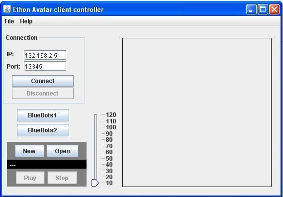 ClientDriver ScenarioPanel HelpFrame AboutFrame A robot vezérléséhez szükséges magasabb szintű szöveges utasítások küldését valósítja meg hálózaton keresztül.