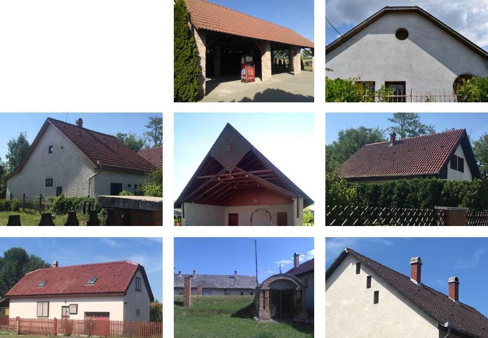 46 Tetők, kémények A tetők, kémények szerves részét képezik az épületnek, így formájukban,