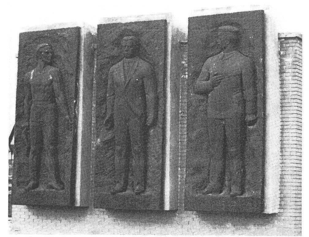 34. kép: Az 1939-ben felállított Szent Borbála