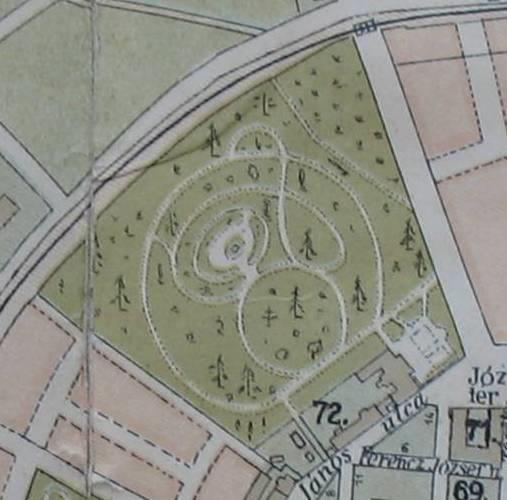 1910 körül A térképen