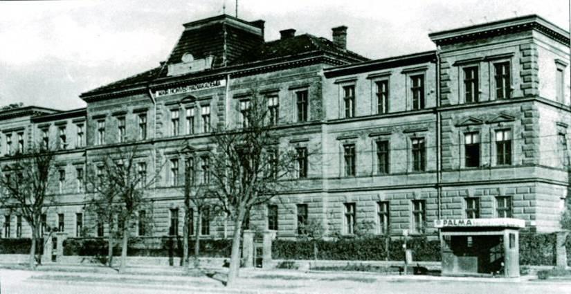 kép: Az iskola helyszínrajza, 1935 187.