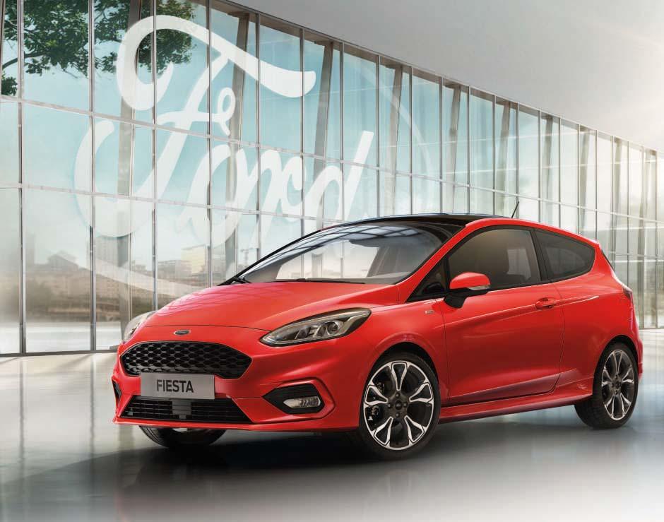 Fiesta Titanium 5 ajtós választható Blue Wave speciális metál karosszéria fényezéssel és 17" Sparkle Silver könnyűfém