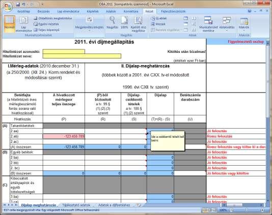 Útmutató a bevallás Excel táblázatban történő kitöltéséhez - PDF Ingyenes  letöltés