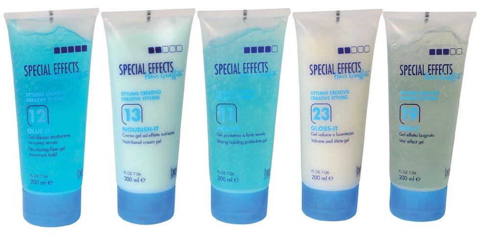 19 WET-IT NEDVES HATÁST ADÓ GÉL - Közepesen erős rögzítő hatást nyújtó gél, amely bármely hajtípuson nedves hatást hoz létre. Csomagolása: 200 ml-es tubus.