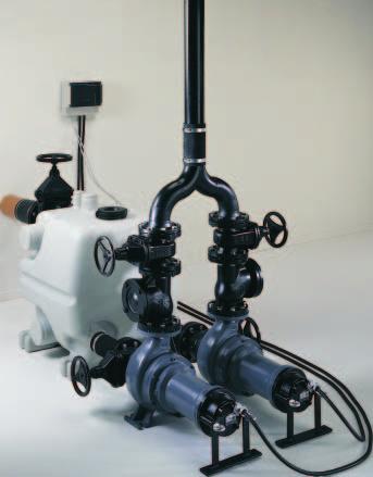 A Grundfos Multilift APLD a csatornaszint alatt