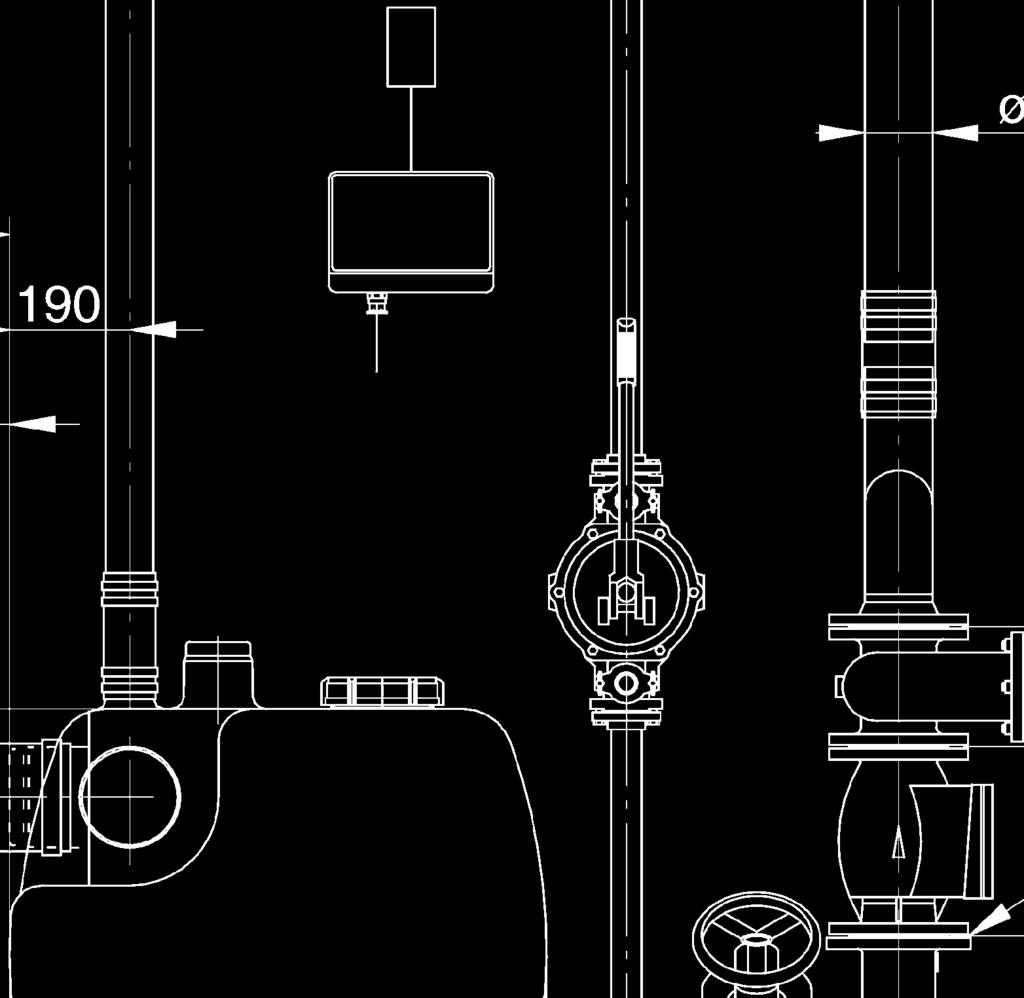 Grundfos LCD 103 vezérlőegység Az LCD 103 vezérlőegység egy pneumatikus szintérzékelővel és teljes körű motorvédelemmel a szivattyú üzemének teljes felügyeletét biztosítja.