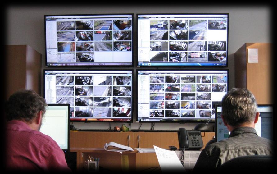 Mérőállomás felügyelő központ 24 órás szolgálat; Online kapcsolat (kamerák);