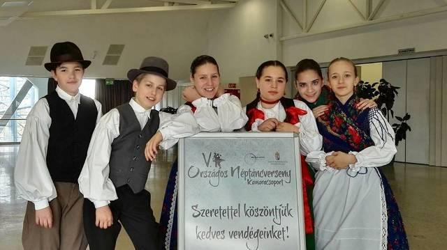 Országos Néptáncversenyen, melyet kamaracsoportoknak