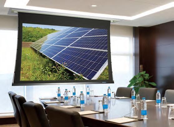Stewart Filmscreen Visionary Slotted Ceiling Recessed ElectriScreen Gépi gyártású 8,1 cm