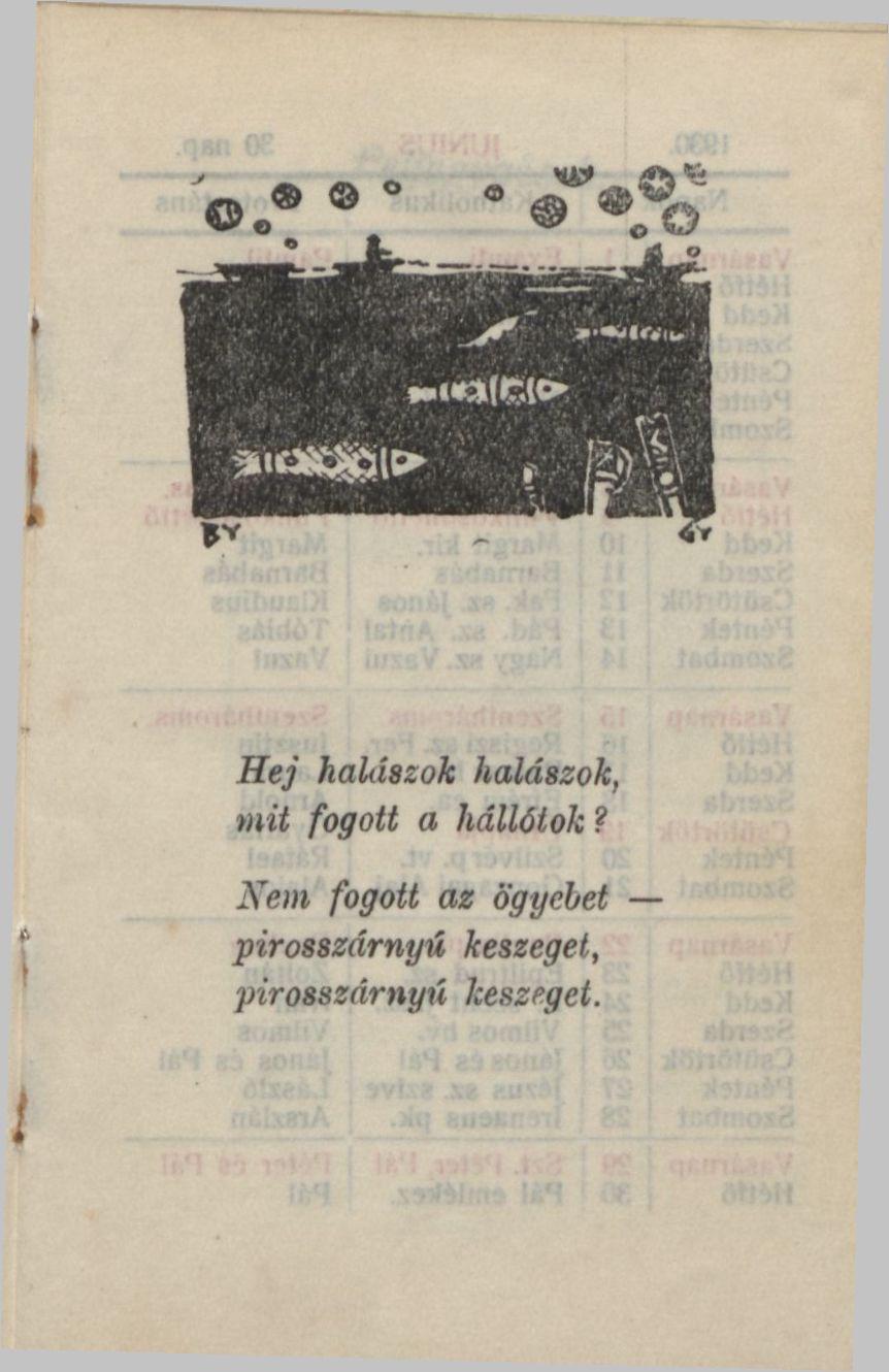 Hej halászok halászok, mit fogott a hállótok?