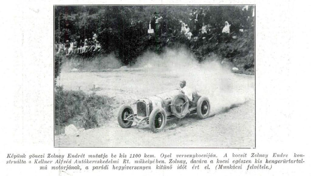 67 31. ábra Gönczi Zolnay Endre az 1928-as Magyar Túraúton (Forrás Automobil-Motorsport 1928. 12. sz.