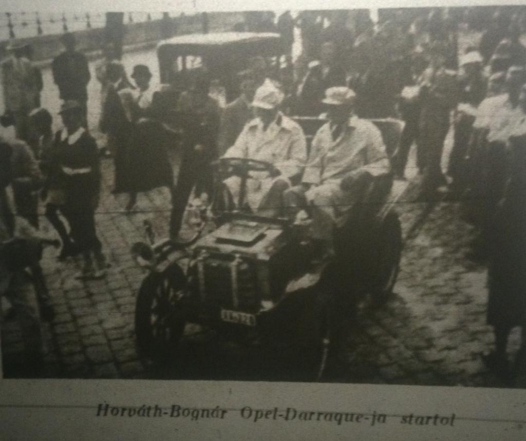 78 39. ábra Az Opel-Darracq a Veterán autók turáján 1935. augusztus 25-én, rendszáma AA 720 (Forrás: Autó 1935. 17-18.