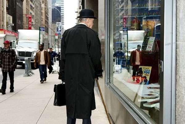 flaneur sietség nélkül, véletlenszerűen, a pillanat hatásának és