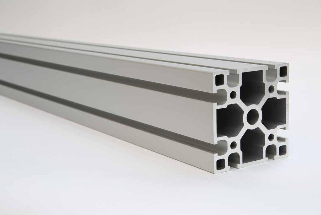 Alumínium szerkezeti rendszer Az alumínium szerkezeti rendszerek (ALS) szabványos elemeiből gépszerkezeteket és vázakat, kereteket, gépek és berendezések biztonsági burkolatait,