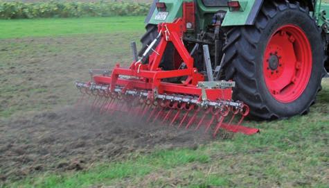 Szántóföldi felhasználás esetén a GreenMaster vetőkombinációval zöldtrágya növényeket is vethetünk közvetlenül a nyári tarlóhántás után.