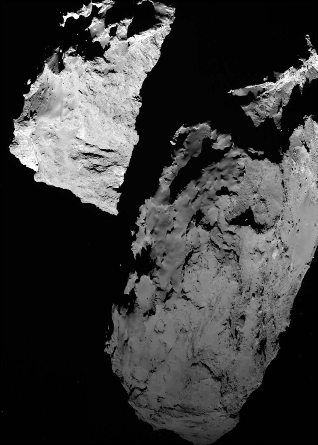 Leszállt a Rosetta keringõ egysége A leszállóhely a 67P üstökös magja Ma at elnevezésû területén van, ami a két összetevõbõl álló gumikacsa vagy kuglibábu alakú kis égitest kisebbik komponensén