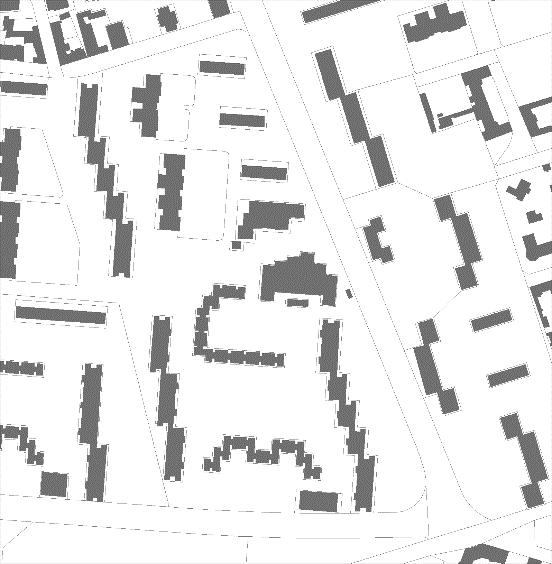 építéstechnológiával készült földszintes épületek lakófunkció 114. ábra: Jellemzően zártsorú, alacsonyabb beépítés Forrás: www.google.hu/maps Lakótelep karakter 115. ábra : Lakótelepek Forrás: www.