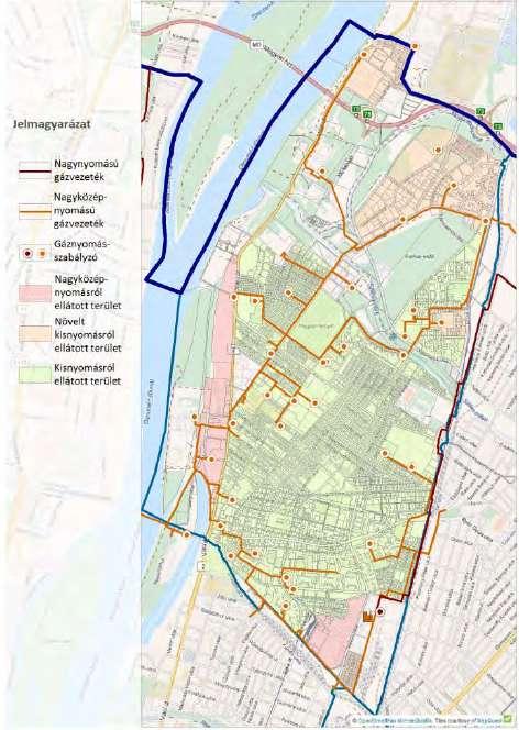 évre vonatkozó adatai alapján a gázfogyasztási helyek száma 36 631 db volt. Az összes szolgáltatott vezetékes gáz mennyisége 2013.