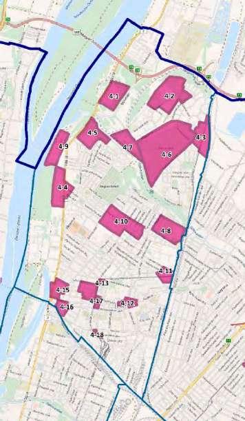 Újpest közép és hosszútávon megvalósuló akcióterületi fejlesztéseinek kerületi szabályozási tervekkel és helyi építési szabályzatokkal történő lefedése Ipartörténeti, infrastruktúra és