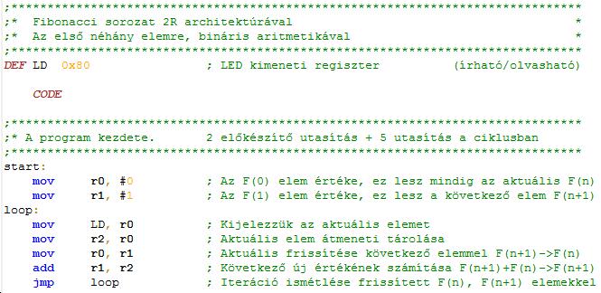 Processzor adatstruktúrák Szoftver realizációk!!!!!pseudó KÓD!