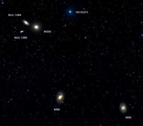 M95, M96, M105, NGC 3626, NGC 3384, NGC 3389