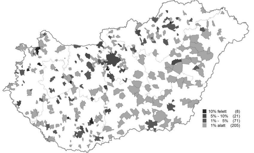 az átmenetiség és az állandósult területhasználat között.