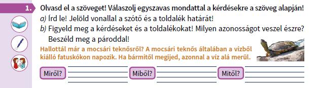 A diák- vagy tanulócsoport lehetőség szerint önállóan fedezze föl vagy figyelje meg anyanyelvünk, nyelvhasználatunk sajátosságait!