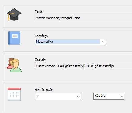FONTOS, hogy az évfolyambontások esetében korábban azt javasoltuk, hogy az osztályok megnevezése szerepeljen a csoport nevében, de az új, egységesített eljárásban ezt már nem így kezeljük.