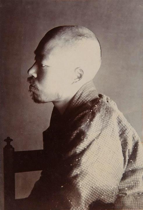 Terebess Collection 正岡子規 Masaoka Shiki (1867-1902) Shiki utolsó portréja, 1900. december 24.